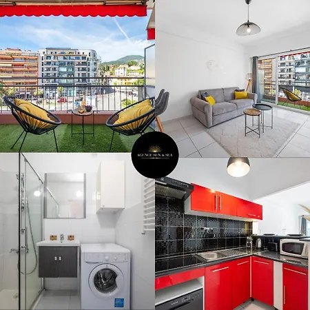 Le Serenity - Proche Gare - Hyper Centre -terrasse * Мантон