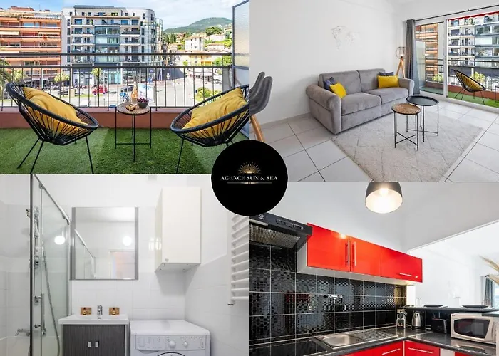 Apartman Le Serenity - Proche Gare - Hyper Centre Terrasse Menton